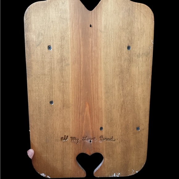 Rustic Heart Wooden Wall Organizer - Picture 7 of 7